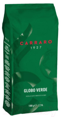 Кофе в зернах Carraro Globo Verde 50% арабика, 50% робуста - фото 1 - id-p223246389