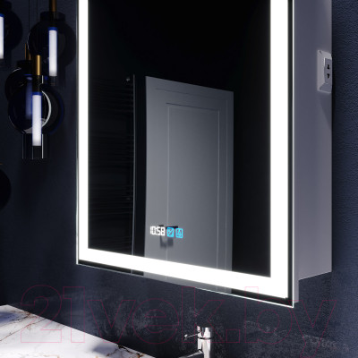 Шкаф с зеркалом для ванной Silver Mirrors Киото 60 / LED-00002358 - фото 3 - id-p223246571
