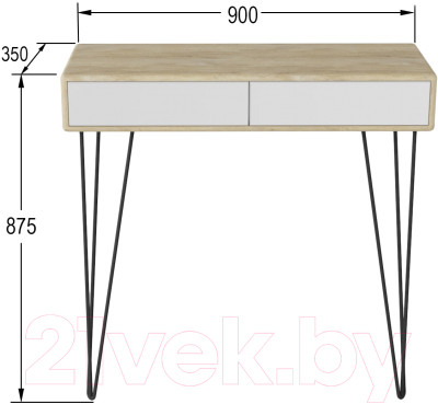 Консольный столик Калифорния мебель Телфорд - фото 2 - id-p223250104