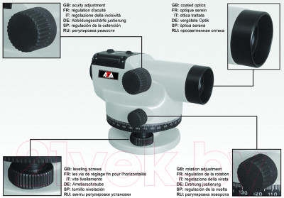 Оптический нивелир ADA Instruments Basis / A00117 - фото 3 - id-p223248094