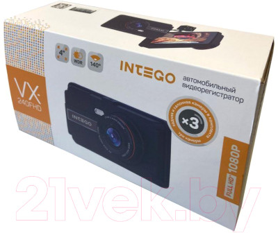 Автомобильный видеорегистратор Intego VX-240FHD - фото 6 - id-p223250491