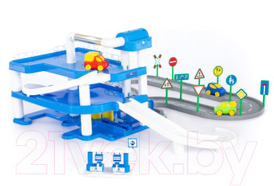 Паркинг игрушечный Полесье Aral 3-уровневый с дорогой / 40428 - фото 5 - id-p223250496