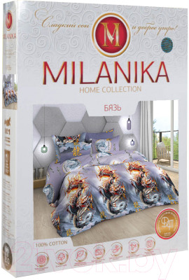Комплект постельного белья Milanika Год Дракона Евро - фото 5 - id-p223251310