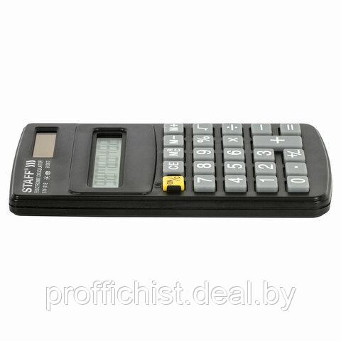 Калькулятор карманный STAFF STF-818 (102х62 мм), 8 разрядов, двойное питание ЦЕНА БЕЗ НДС - фото 6 - id-p223252380
