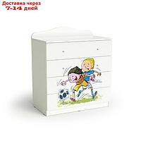 Комод с 4 ящиками Junior, 800х450х910, Белый