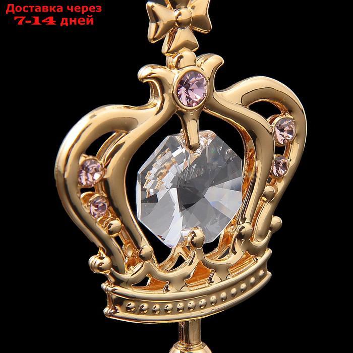 Сувенир "Корона", с кристаллами Сваровски - фото 3 - id-p222821357