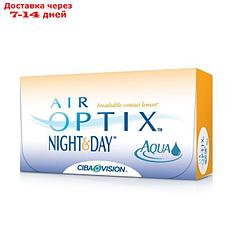 Контактные линзы Air Optix Night&Day Aqua , -4/8,4, в наборе 3 шт