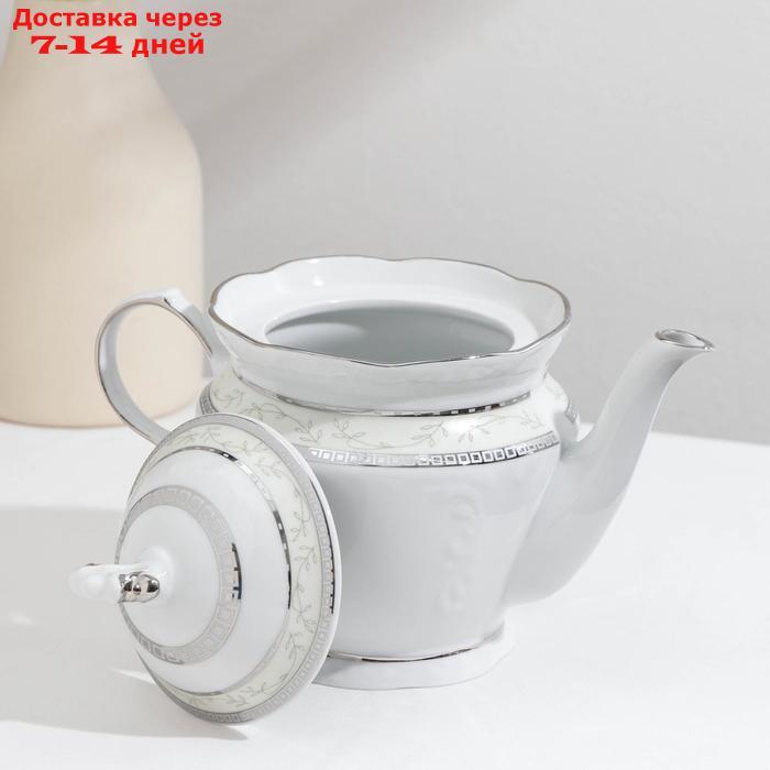 Сервиз чайный "Надежда. Европейский", 14 предметов: чайник 800 мл, 6 чашек 250 мл, 6 блюдец 15 cм, сахарница - фото 6 - id-p222843157