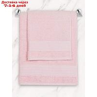 Полотенце махровое Ashby, размер 70х140 см, цвет розовый