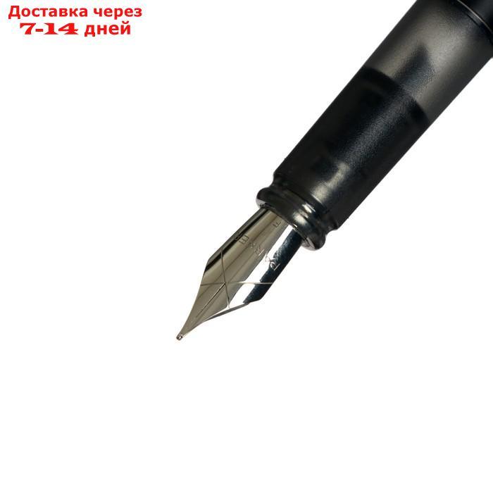 Ручка перьевая Parker Vector XL F21, черный металл, перо F, нержавеющая сталь, подарочная коробка. - фото 4 - id-p222846836