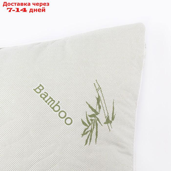 Подушка Бамбук 70х70 см, цв.зелёный, полиэфирное волокно, пэ 100% - фото 2 - id-p223161618