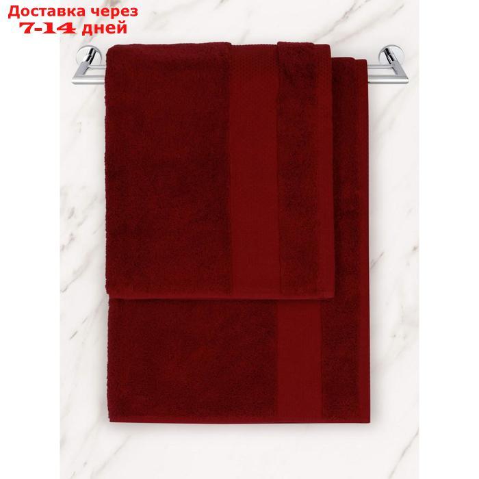 Полотенце махровое Judy, размер 70х140 см, цвет бордовый - фото 1 - id-p223163525