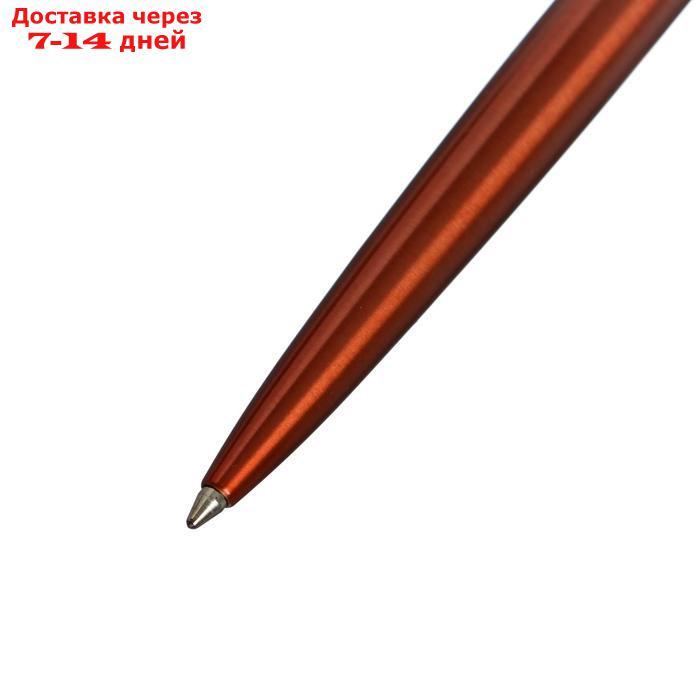 Ручка шариковая Parker Jotter Core K63 Chelsea Orange CT М 1.0 мм, корпус из нержавеющей стали, синие чернила - фото 3 - id-p223161722