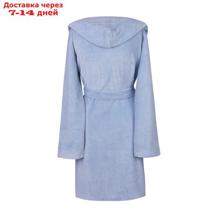 Халат махровый "Шанти", размер XL, цвет голубой - фото 2 - id-p223163636