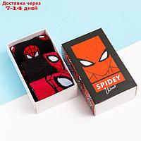 Набор носков "Spidey", Человек-Паук, 3 пары, 16-18 см