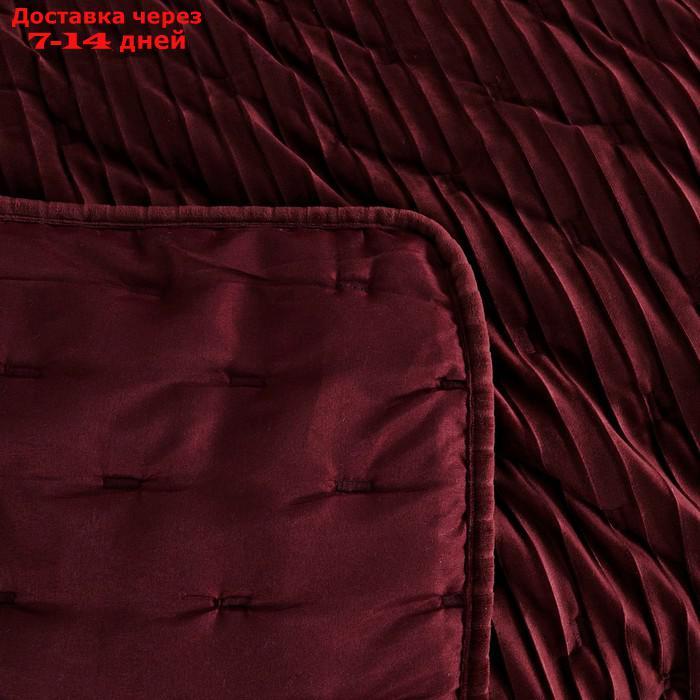 Покрывало "Адажио", размер 240 × 260 см, бордовый - фото 6 - id-p223162811