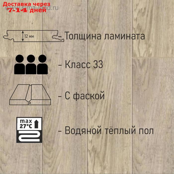 Ламинат Tarkett Vernissage 1233 TC-LOCK Oak Villa/Вилла V4 класс 33 12мм 1.3м2 - фото 2 - id-p223162901