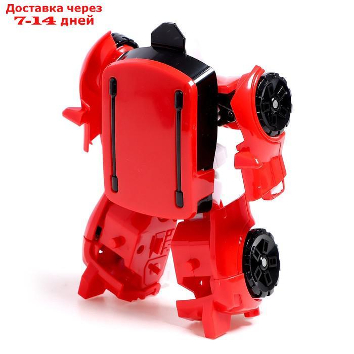 Робот "Автобот", трансформируется, цвет красный - фото 3 - id-p222847384