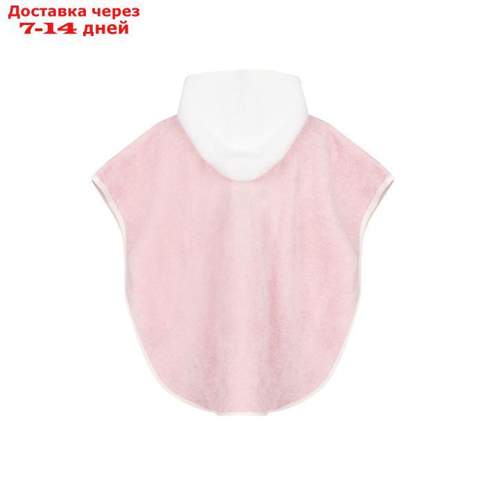 Детское полотенце-пончо "Рико", размер 64х50 см, цвет розовый - фото 3 - id-p223162990