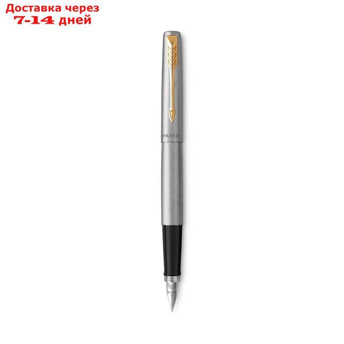 Набор Parker Jotter Core FK691 Stainless Steel GT ручка перьевая + ручка шариковая, корпус из нержавеющей - фото 5 - id-p223152506