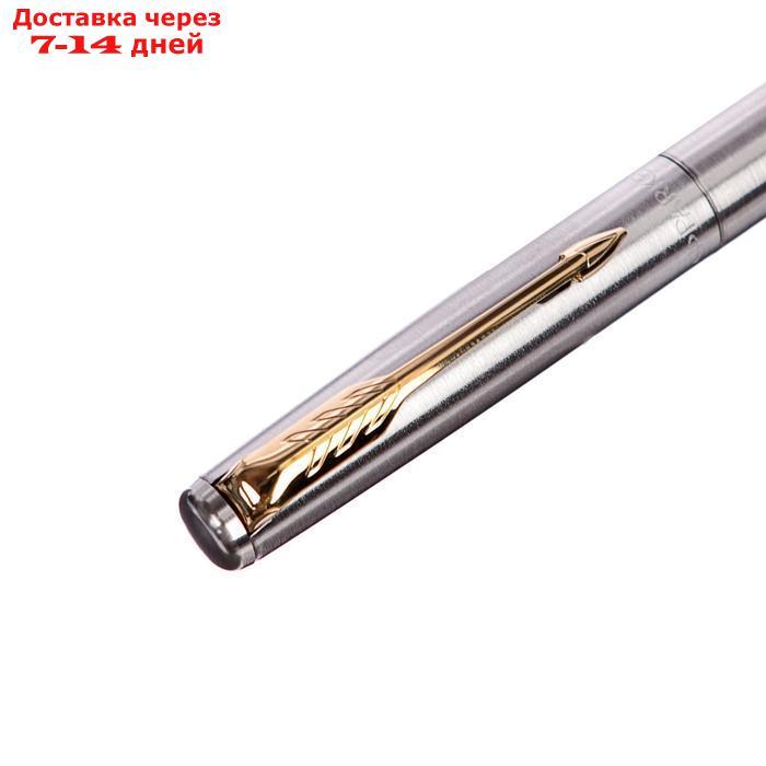 Набор Parker Jotter Core FK691 Stainless Steel GT ручка перьевая + ручка шариковая, корпус из нержавеющей - фото 10 - id-p223152506