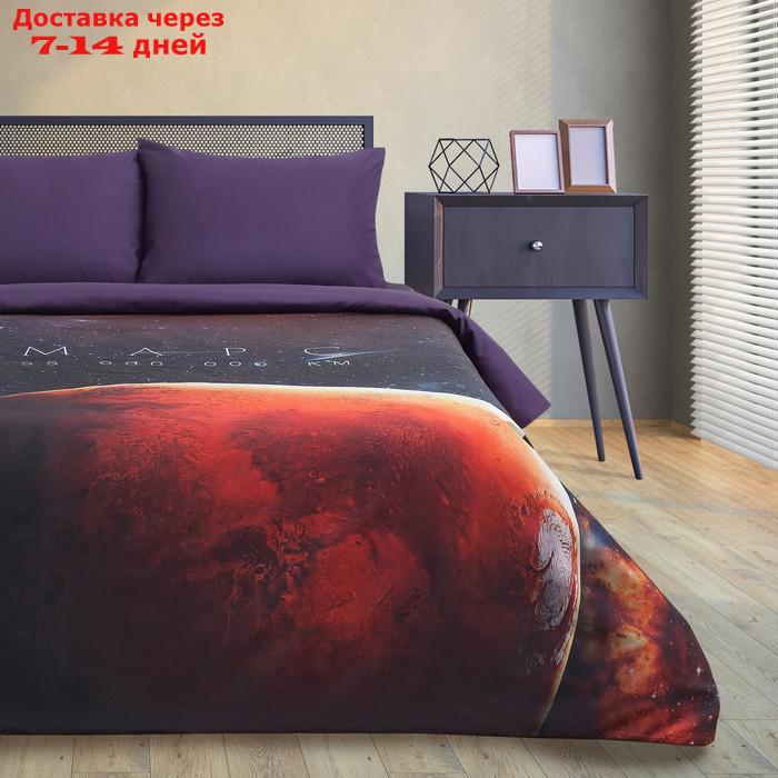 Постельное бельё "Этель" евро Red planet 200*215 см, 240*260 см, 50*70 см - 2 шт - фото 1 - id-p222847425