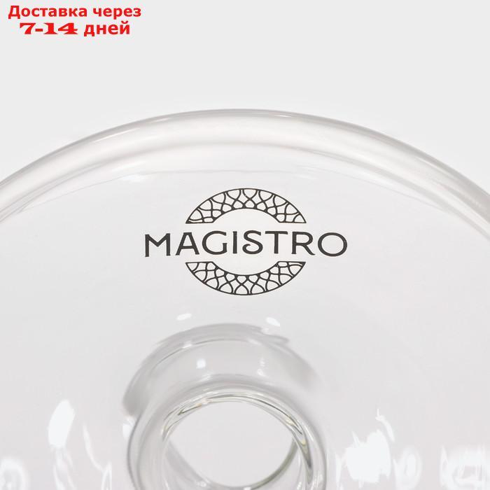 Конфетница на ножке Magistro "Орбита", 500 мл, 12,5×16,5 см - фото 6 - id-p222847498