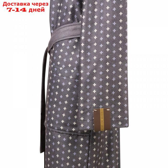 Мужской халат "Бугатти", размер М, цвет серый - фото 3 - id-p223163072