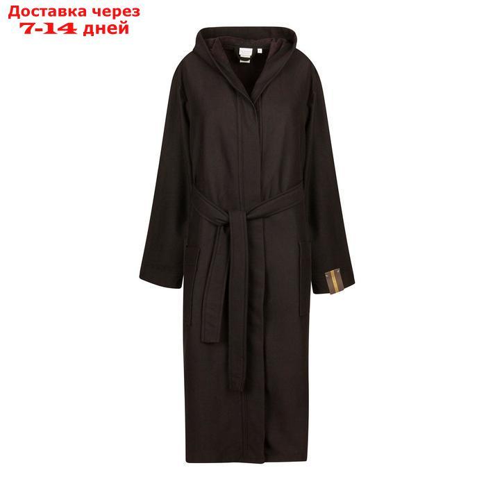 Мужской халат с капюшоном "Марвин", цвет чёрный М - фото 1 - id-p223163075