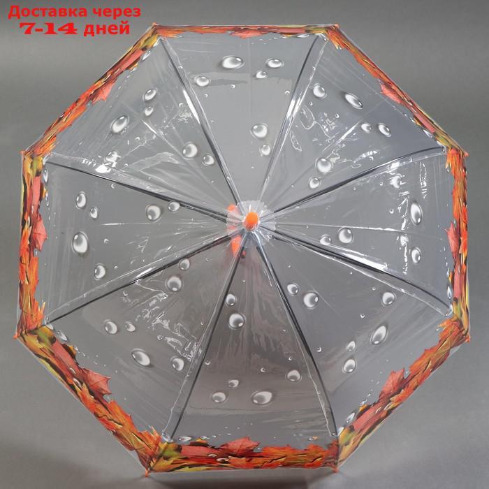 Зонт - трость полуавтоматический "Цветы", 8 спиц, R = 40 см, цвет МИКС - фото 4 - id-p223153715