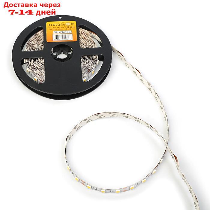 Светодиодная лента Ecola LED strip STD, 10 мм, 12 В, 2800К, 14,4 Вт, 60Led/m, IP20, 5 м - фото 3 - id-p223153794