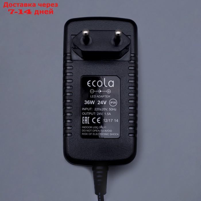 Адаптер питания для светодиодной ленты Ecola, 36 Вт, 220-24 В, на вилке - фото 2 - id-p223153795