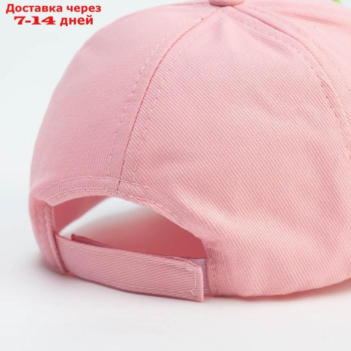 Кепка детская "Дино" MINAKU цвет розовый, р-р 52-54 - фото 3 - id-p223164113
