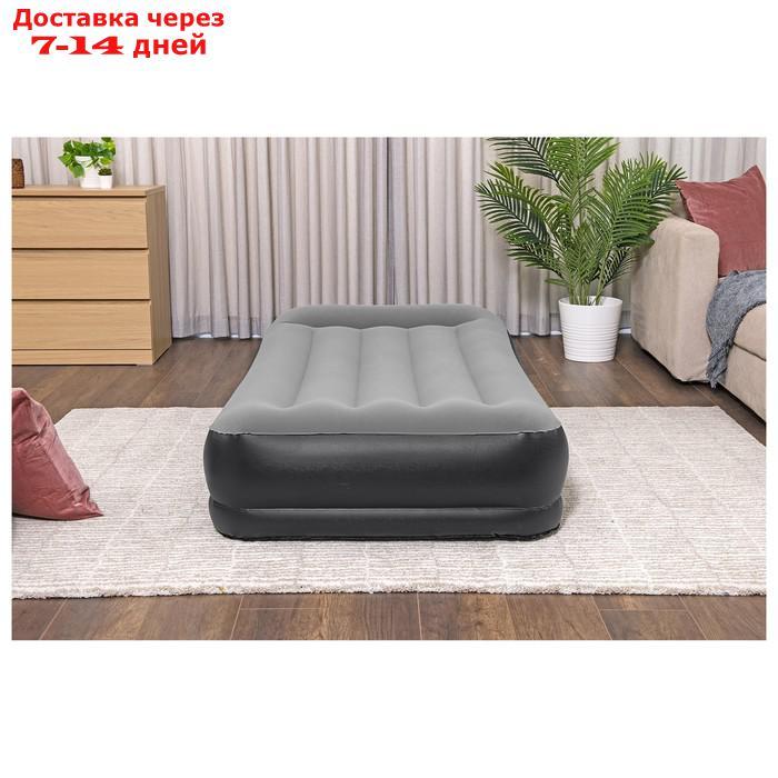 Кровать надувная Twin, 191 x 97 x 36 см, со встроенным электронасосом, 67723 Bestway - фото 2 - id-p222843030