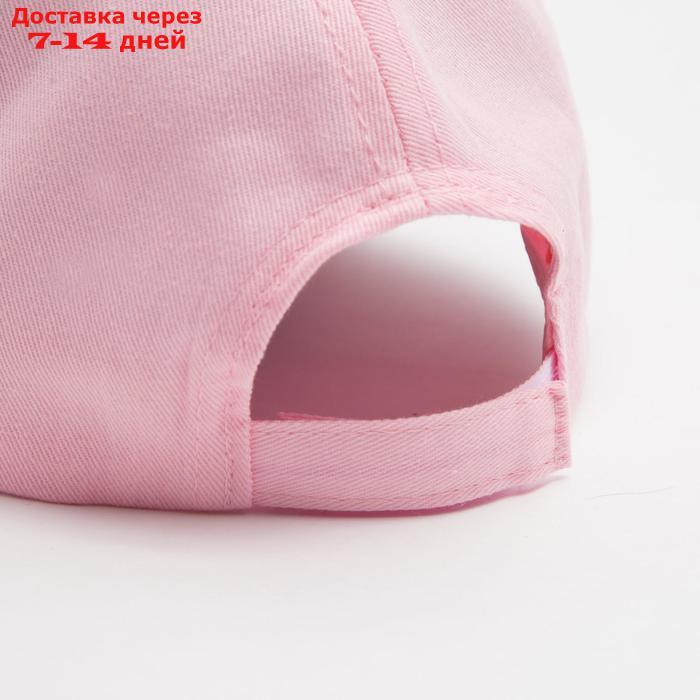 Бейсболка для девочек MINAKU,цв.розовый,р-р 52 см - фото 3 - id-p223164178