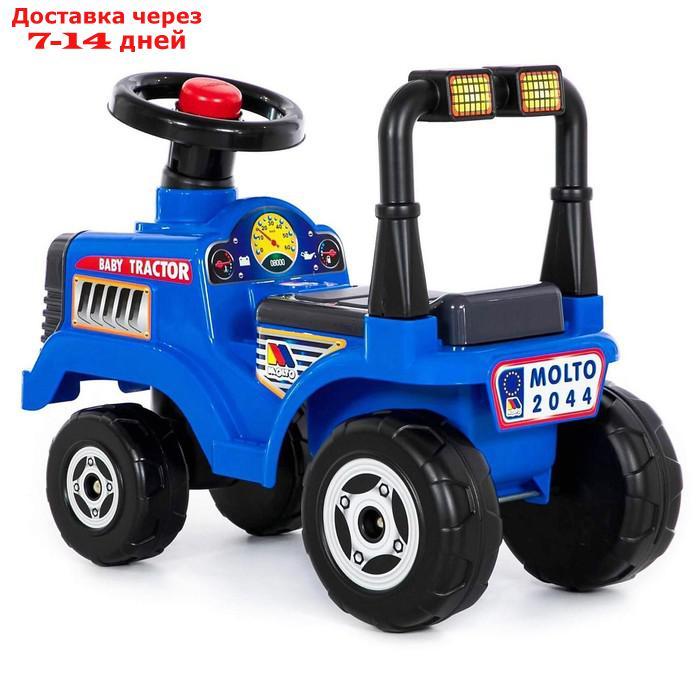 Толокар-трактор "Митя", цвет синий - фото 3 - id-p223151793