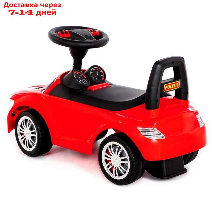 Каталка-автомобиль SuperCar №1 со звуковым сигналом, цвет красный - фото 3 - id-p223151804