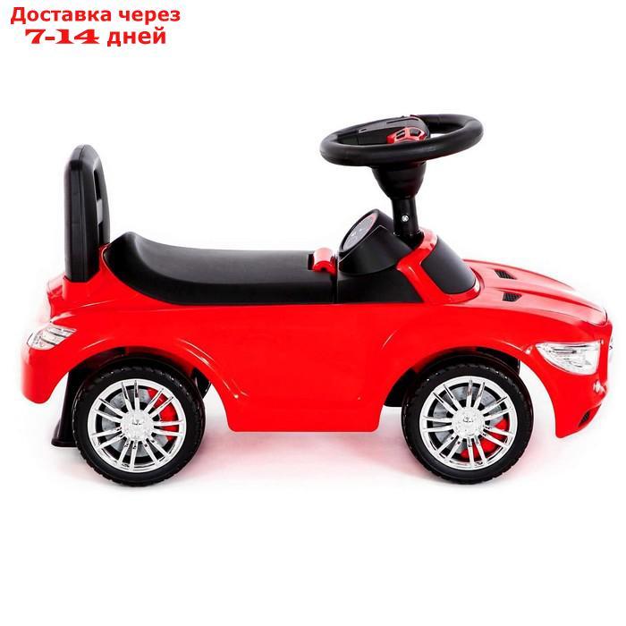 Каталка-автомобиль SuperCar №1 со звуковым сигналом, цвет красный - фото 5 - id-p223151804