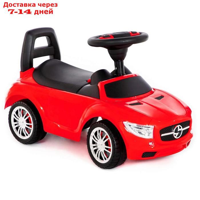 Каталка-автомобиль SuperCar №1 со звуковым сигналом, цвет красный - фото 6 - id-p223151804