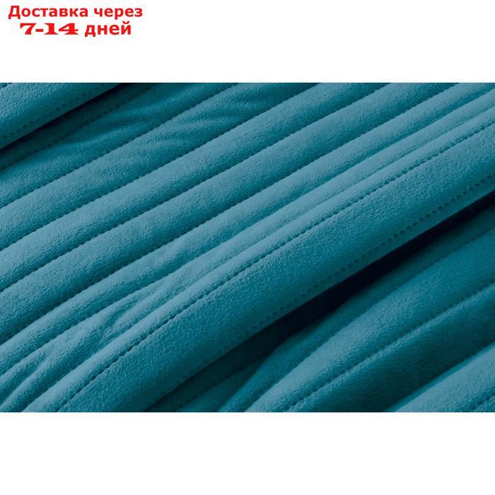 Плед "Либерти", размер 220х240 см, цвет синий - фото 2 - id-p223163260