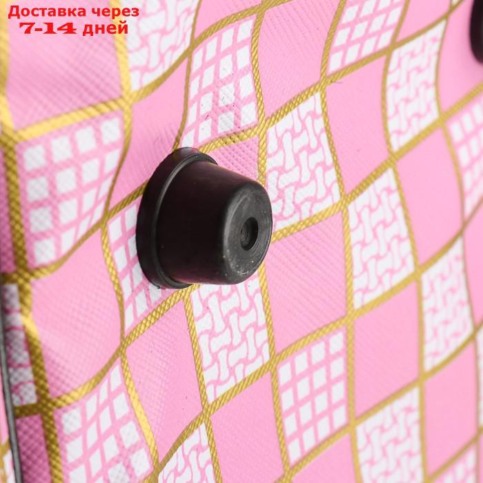 Сумка-переноска каркасная "Играющие котики", размер М, 45 х 21 х 27 см, розовая - фото 2 - id-p222846522