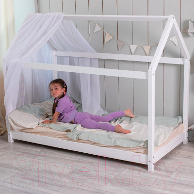 Стилизованная кровать детская Millwood SweetDreams 1230 160x80 - фото 4 - id-p223255040
