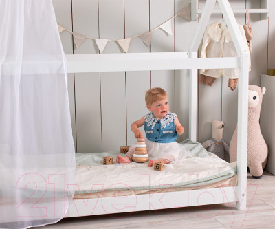 Стилизованная кровать детская Millwood SweetDreams 1230 160x80 - фото 6 - id-p223255040