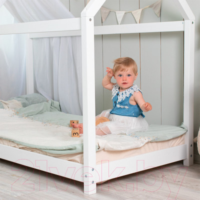 Стилизованная кровать детская Millwood SweetDreams 1230 160x80 - фото 7 - id-p223255040
