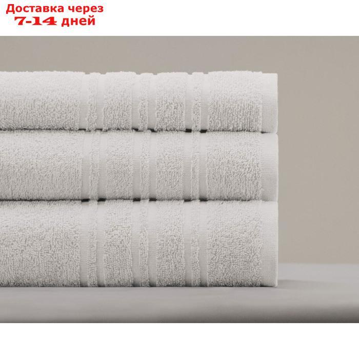 Полотенце махровое Monica, размер 100х150 см, цвет белый - фото 1 - id-p223163353