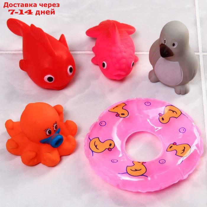 Набор игрушек для игры в ванне "Морские жители", 10 шт - фото 2 - id-p223164520