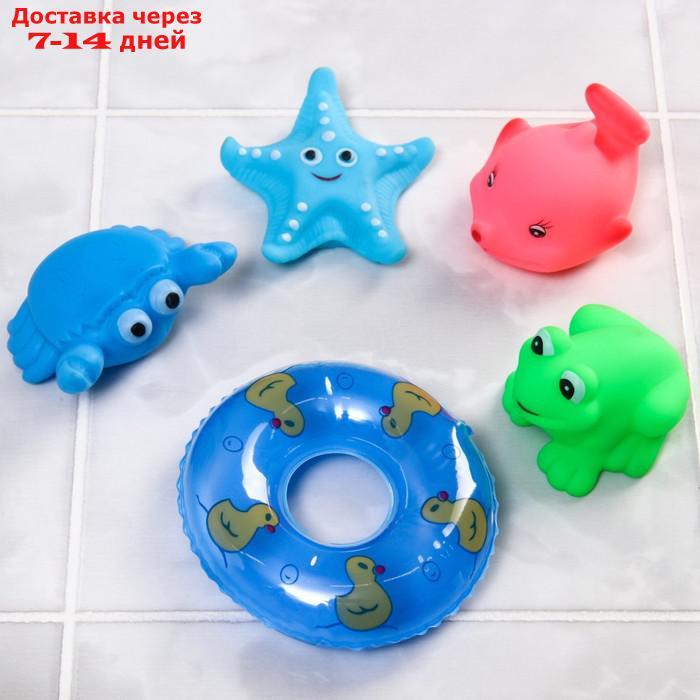 Набор игрушек для игры в ванне "Морские жители", 10 шт - фото 3 - id-p223164520