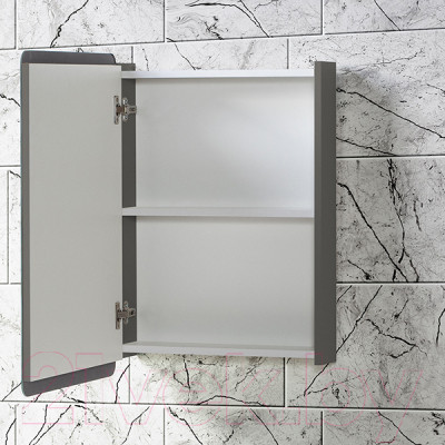 Шкаф с зеркалом для ванной Акваль Сеул / СЕУЛ.04.50.27.N - фото 2 - id-p223254573