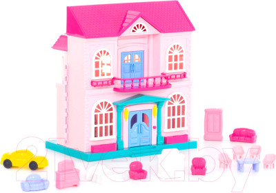 Кукольный домик Полесье София с набором мебели и автомобилем / 78018 - фото 4 - id-p223258795