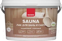 Лак Neomid Sauna для бань и саун акриловый